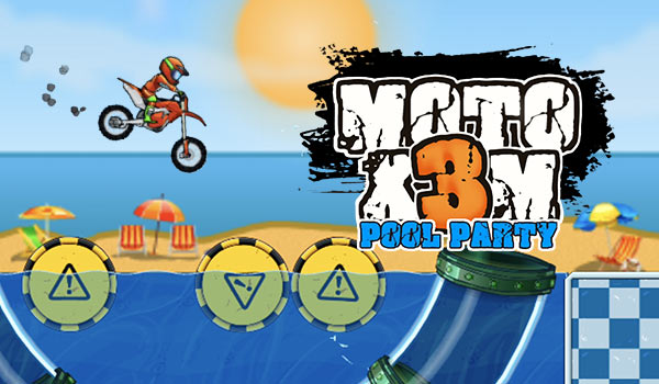 moto x3m pool party